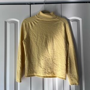 100% Cashmere Mac Elton Yellow Sweater